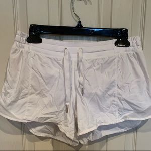 White Running Shorts from Lululemon